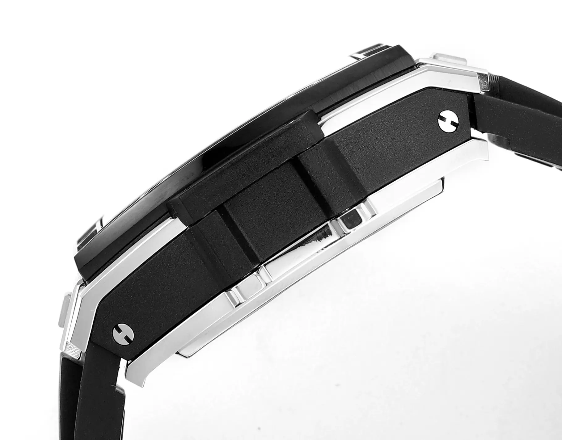 Functional GS Factory HUBLOT Spirit of Big Bang Black & Silver Limited Edition Watch – Model 642.NX.0170.RX with Rubber Strap – Best Replica Watch 5842